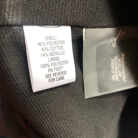 Simply Vera Vera Wang blue & black top - Picture 8 of 8